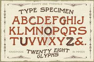 Eighty One Typeface