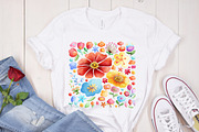 Summer Flower Watercolor, a Seasonal Illustration by Sense Library (Thumbnail 15 of 18)
