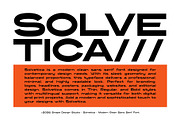 Solvetica – Modern Clean Sans Serif, a Sans Serif Font by Snape Design Studio (Thumbnail 2 of 12)