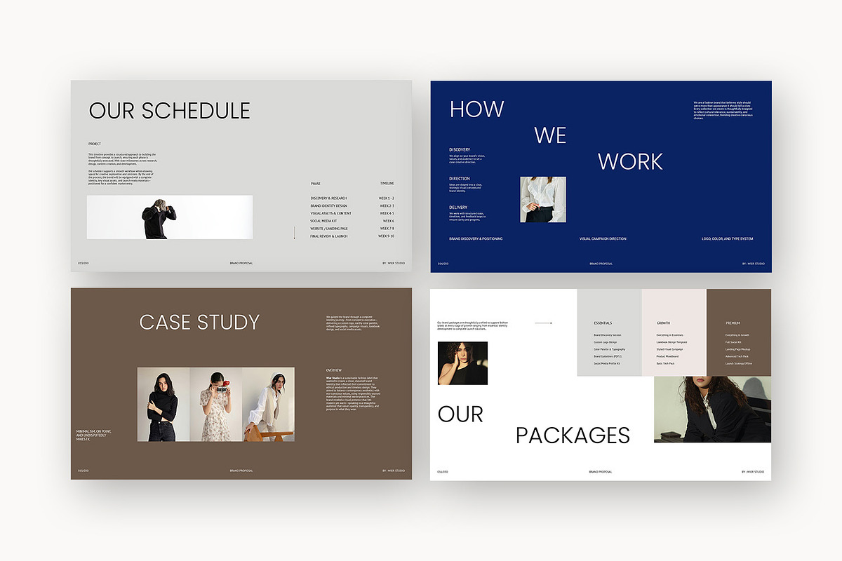 Wier : Minimal Design Google Slides, a Presentation Template by Punkl Camp (Photo 6 of 16)