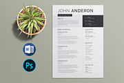 Resume, a Stationery Template by Pixelpick (Thumbnail 3 of 6)