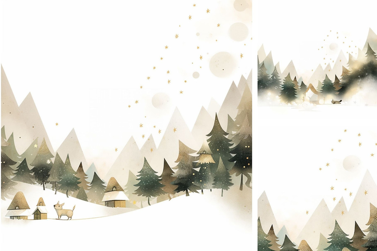 13 Snow Winter Cute Images Mountain, a Seasonal Illustration by ARTOZEN DIGITAL (Photo 10 of 15)