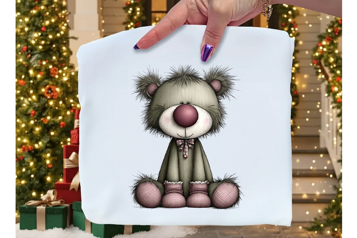 Whimsical Teddy Bear Clipart Bundle, an Illustration by Dream Creation (Photo 5 of 7)