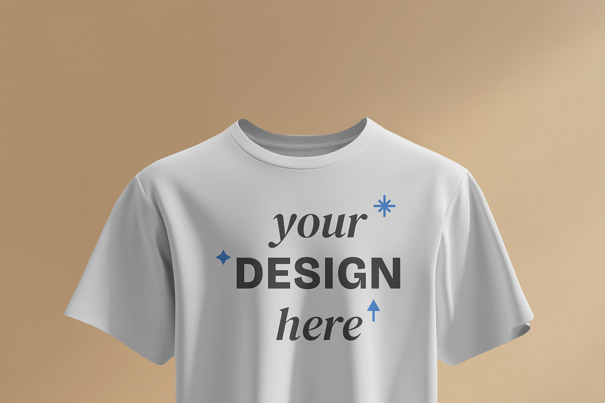Blank T-shirt Mockup PSD, a Shirt Mockup by mockeyai (Photo 1 of 3)
