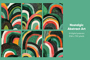 Nostalgic Abstract Art, a Decorative Illustration by Housui Patterns (Thumbnail 4 of 8)