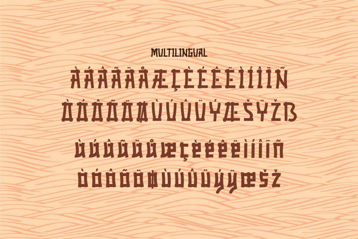 GAYANA Faux Japanese Font, a Font by twinstd (Photo 8 of 10)