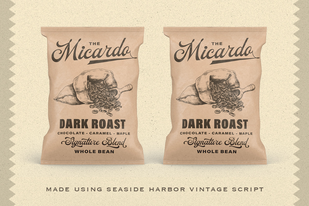 The Seaside Harbor - Vintage Script, a Script Font by Letterhend Studio (Photo 3 of 8)