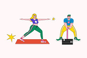 Hyrox Activity Asset Illustration, a Sport Illustration by graphicook (Thumbnail 2 of 3)