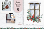Winter Birds Watercolor Clipart, an Animal Illustration by AnitaPol (Thumbnail 9 of 14)