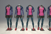 Female mannequin pack 1, a Characters & Person 3D Model by mrGarret (Thumbnail 3 of 22)