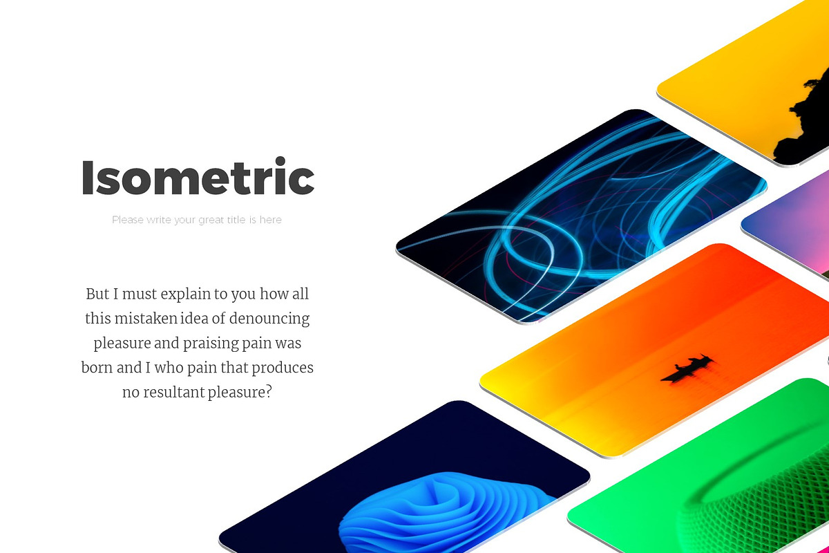 Isometric Slides Design PowerPoint, a Presentation Template by Presentation Templates (Photo 6 of 23)