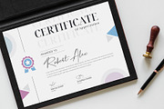 Modern Certificate Template, a Stationery Template by Pixelpick (Thumbnail 2 of 4)