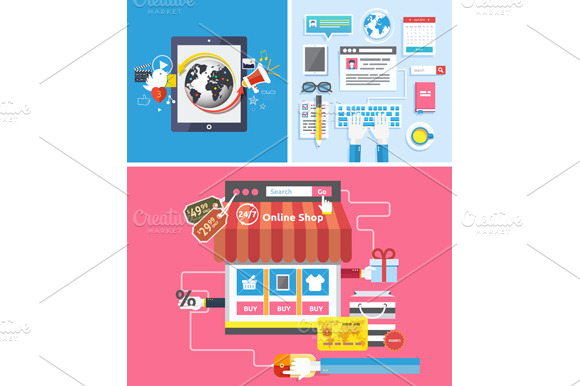Online shop social media and seo