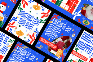 Christmas Greetings Social Media, a Social Media Template by Loin Studio