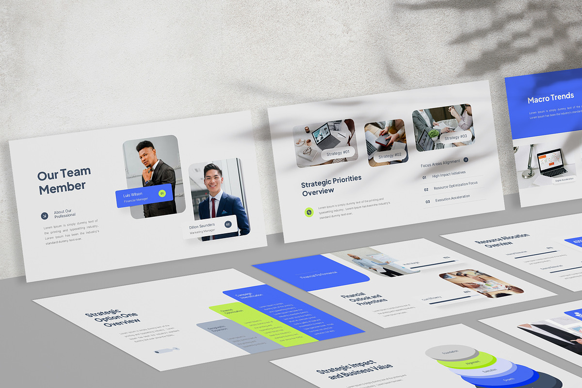 Corporate Strategy Google Slides, a Presentation Template by New Coral Design (Photo 6 of 6)