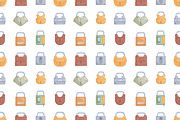 Iron padlocks set + seamless pattern, a Person Illustration by Good Studio (Thumbnail 2 of 5)