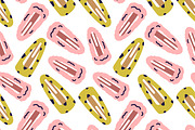 Hair accessories, seamless pattern, a Pattern Graphic by Good Studio (Thumbnail 3 of 10)