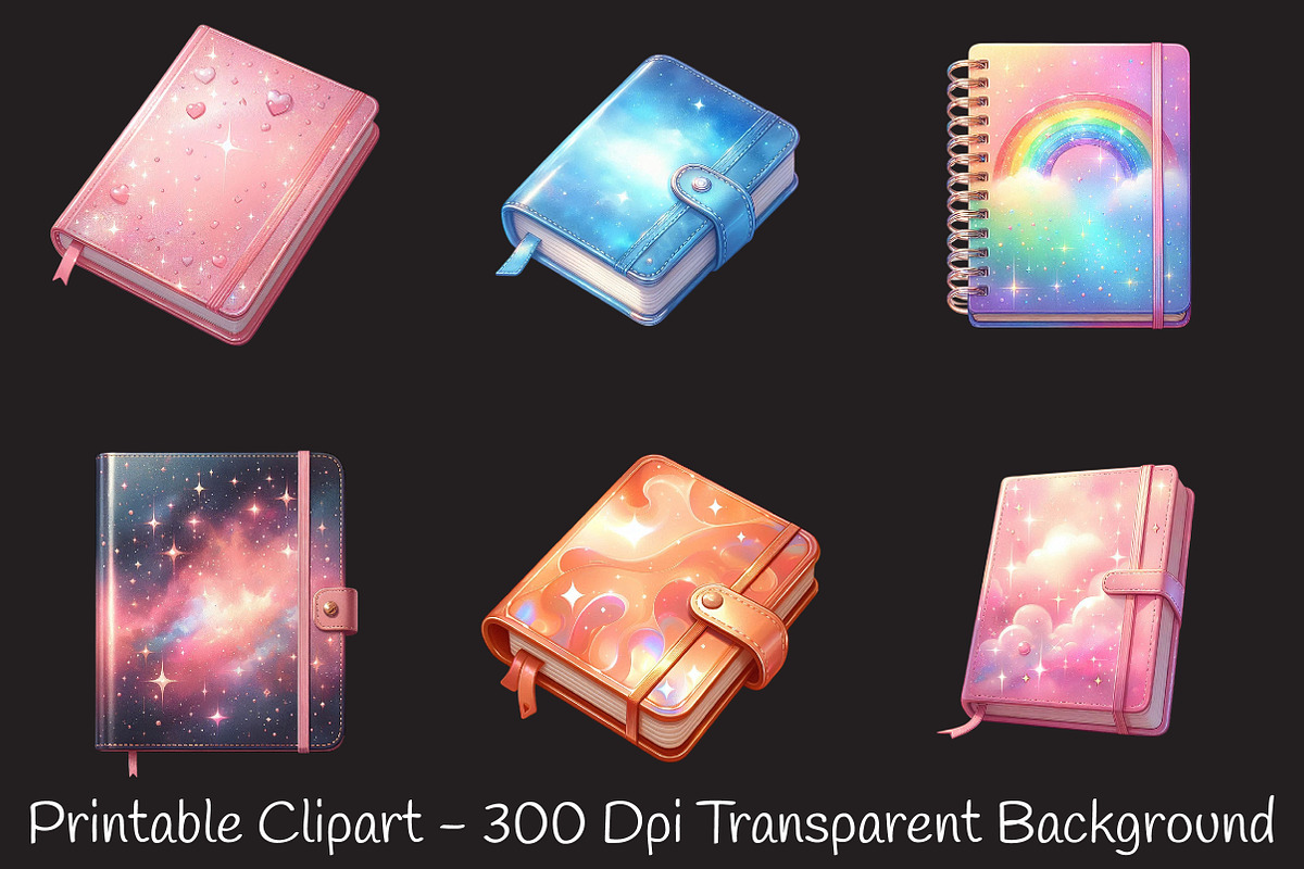 Back To School Notebook Clipart, an Illustration by RobertsArt (Photo 6 of 7)