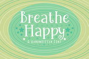 Breathe Happy, a Serif Font by Carrtoonz (Thumbnail 1 of 6)