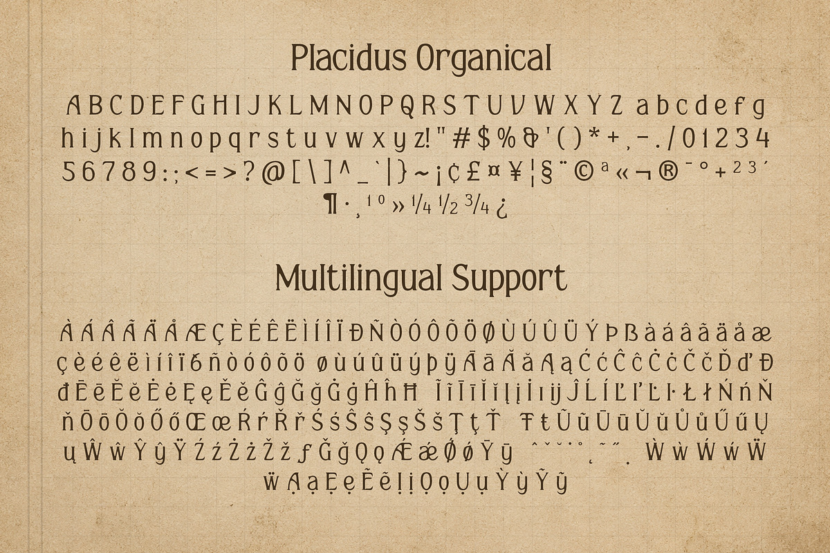 Placidus Notesho Retro Whimsical, a Handwritten Font by Sixtype (Photo 7 of 10)