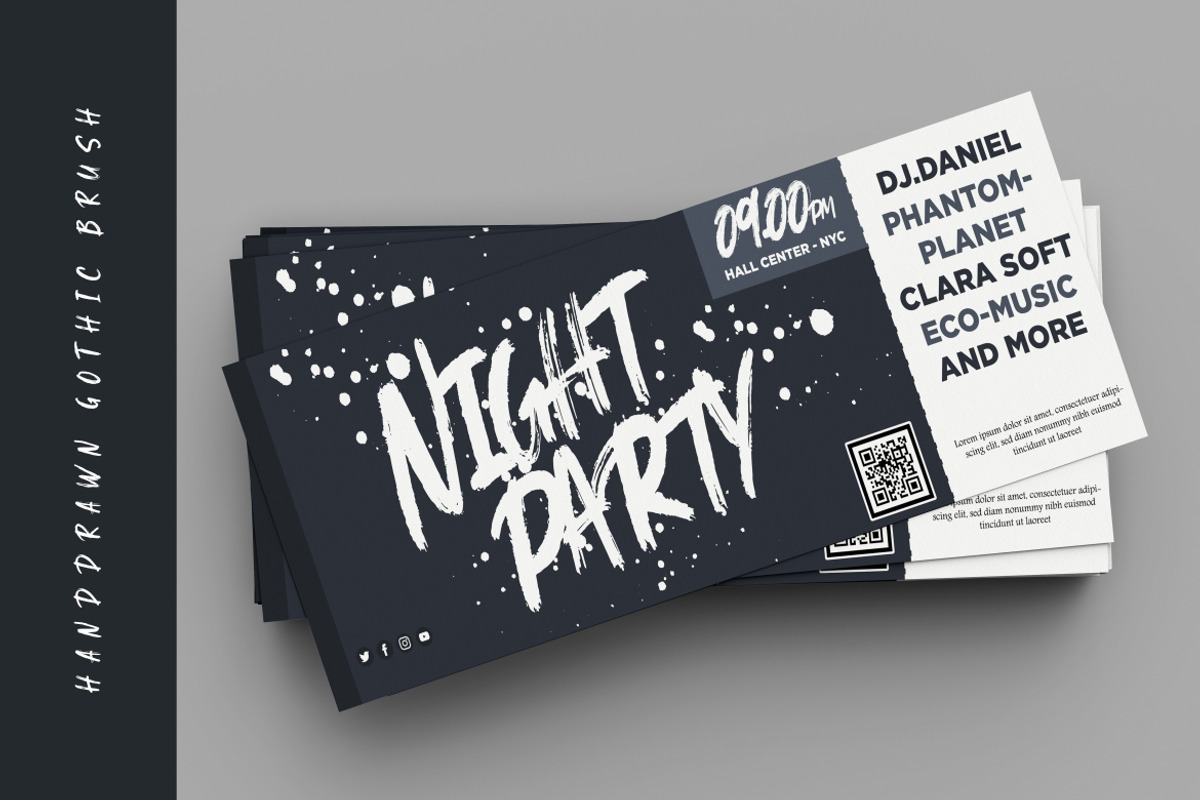 Sadhise Brush Business Font preview 6