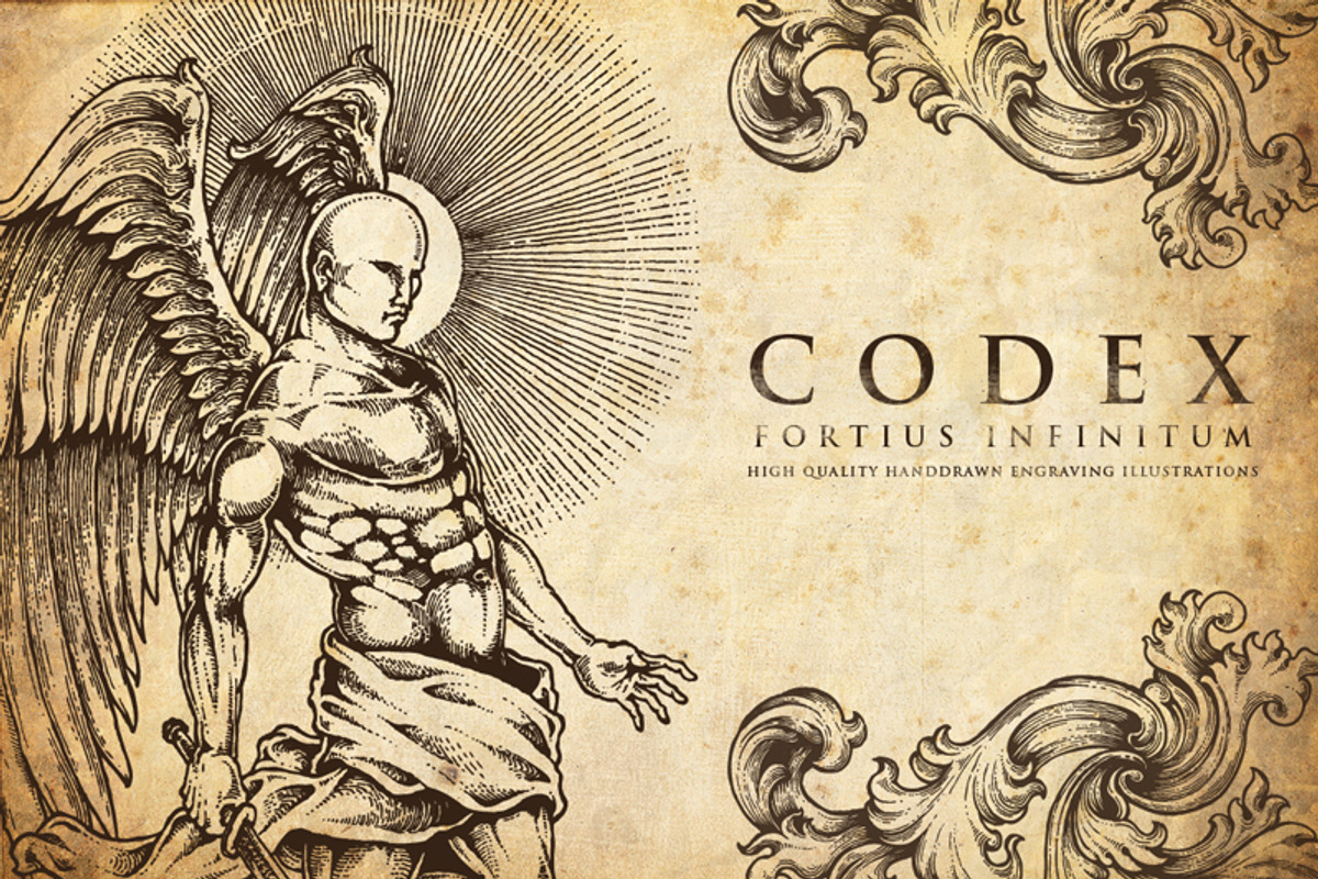Codex Fortius Infinitum Engraving, an Illustration by TSV Creative (Photo 1 of 5)