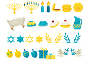 Hanukkah Clipart, a Seasonal Illustration by SugarPickle Clip Art (Thumbnail 2 of 4)