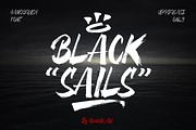 Black Sails | Hand Brush Font, a Font by Muntab_Art (Thumbnail 1 of 8)