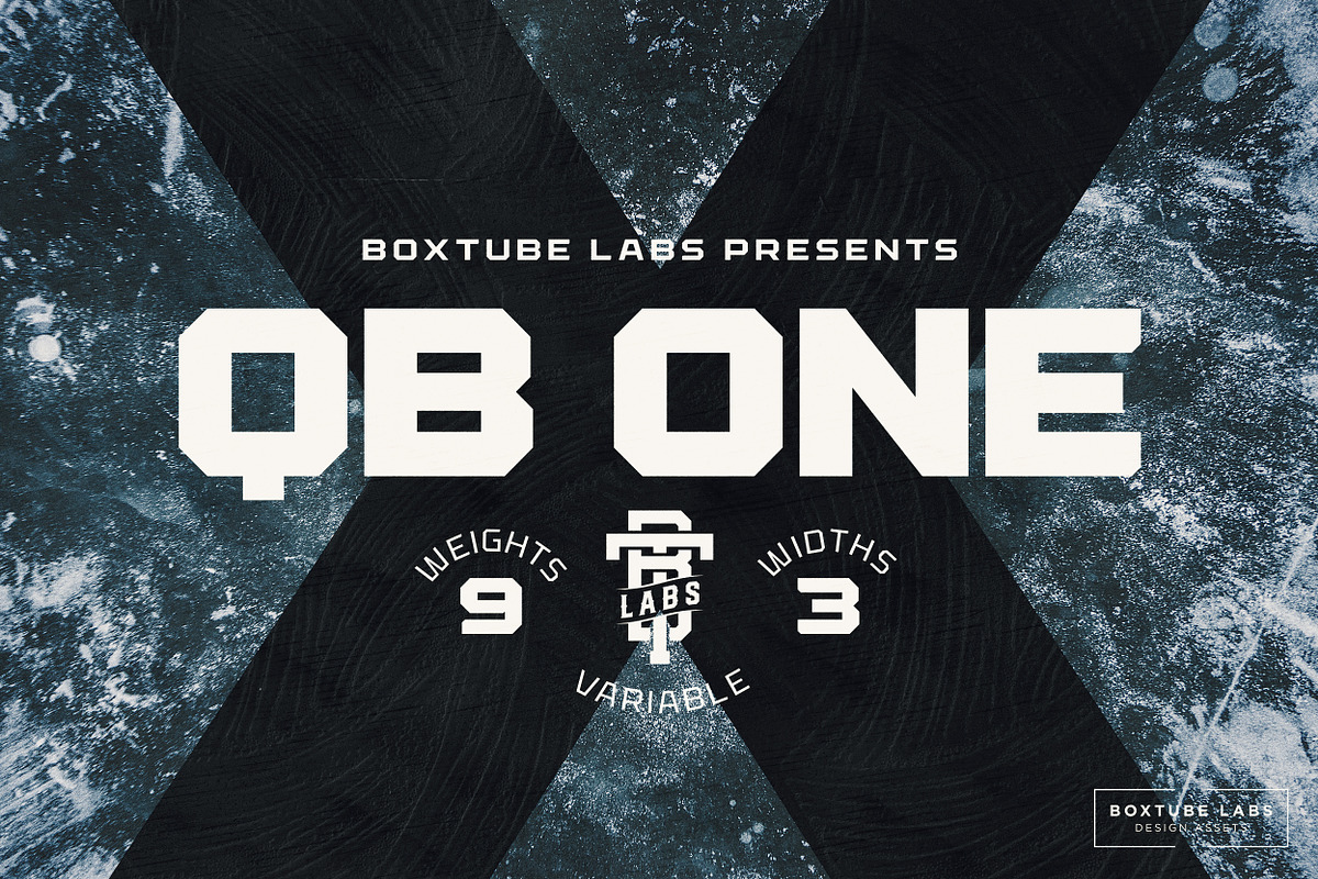 QB One - Variable Display Font, a Sans Serif Font by BoxTube Labs (Photo 1 of 6)