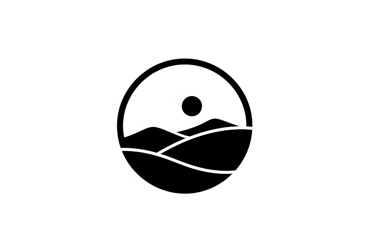 Circular Nature Landscape Silhouette, an Illustration by yasushie (Photo 20 of 51)