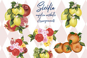 Sicilia. Majolica aesthetic., a Pattern Graphic by ma_i_vi (Thumbnail 4 of 11)