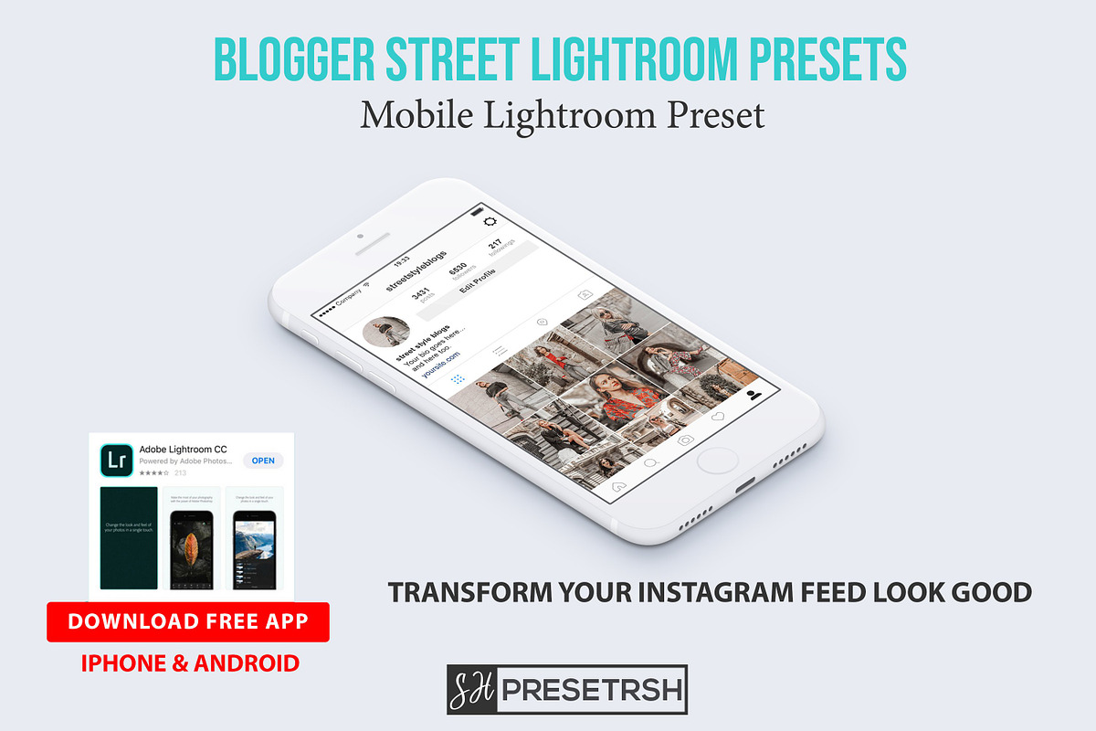 Blogger Street Lightroom Presets, an Action Add-On by Presetsh.com (Photo 2 of 10)