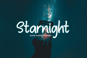 Starnight - Cute Display Font