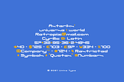 Aurora Display Font, a Font by alpercakici (Thumbnail 8 of 9)