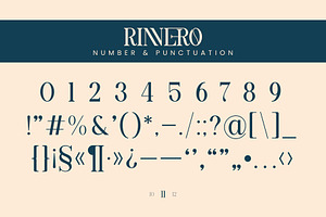 Rinnero Serif Font