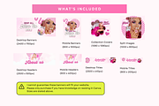Bright Pink Shopify Website Banners, a Shopify Template by Template Twist Shop (Thumbnail 4 of 5)