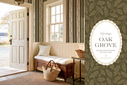 Oak & Acorn Autumn Patterns - Olive, a Pattern Graphic by Eclectic Anthology (Thumbnail 10 of 13)