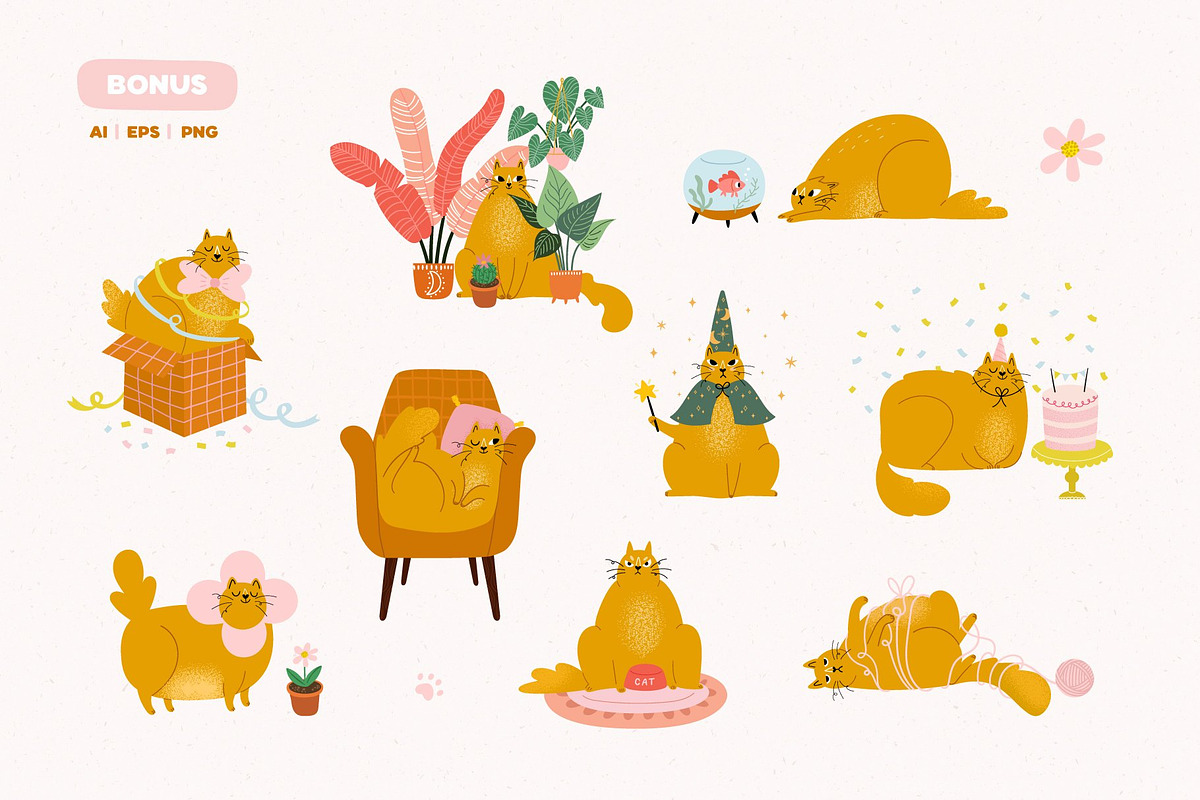 Ginger cat | Hand-drawn sans, a Sans Serif Font by AngelinaKovel (Photo 8 of 13)