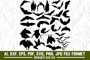 Bats,bat,halloween,spooky,witch Svg