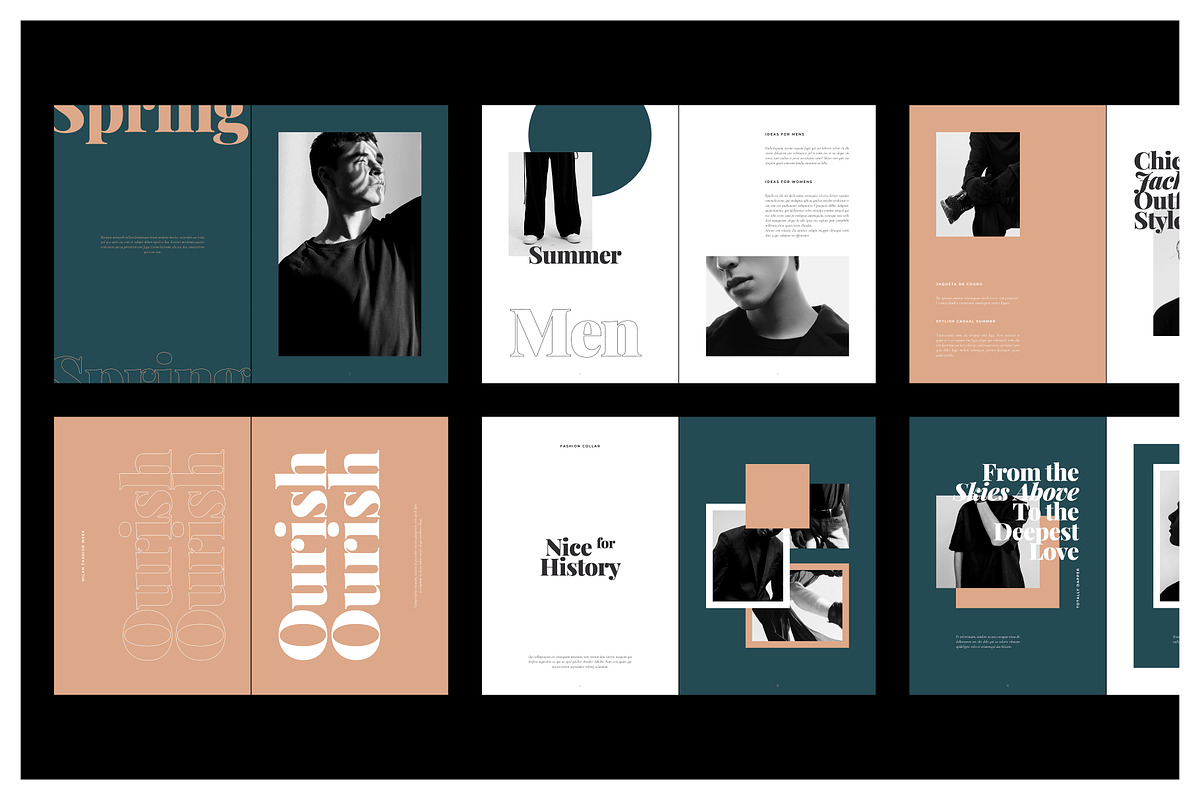 OURISH Editorial Lookbook, a Magazine Template by Arif Tri Ananta (Photo 3 of 14)