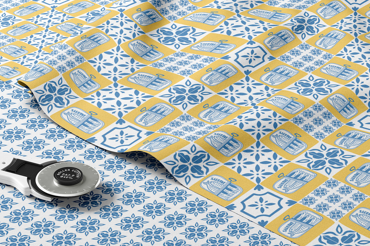 Italian Sea Vibes patterns, a Pattern Graphic by Tani Kuzminka (Photo 17 of 19)