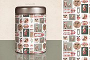 Cute Vintage Christmas, a Decorative Illustration by Estudio 812 (Thumbnail 7 of 9)