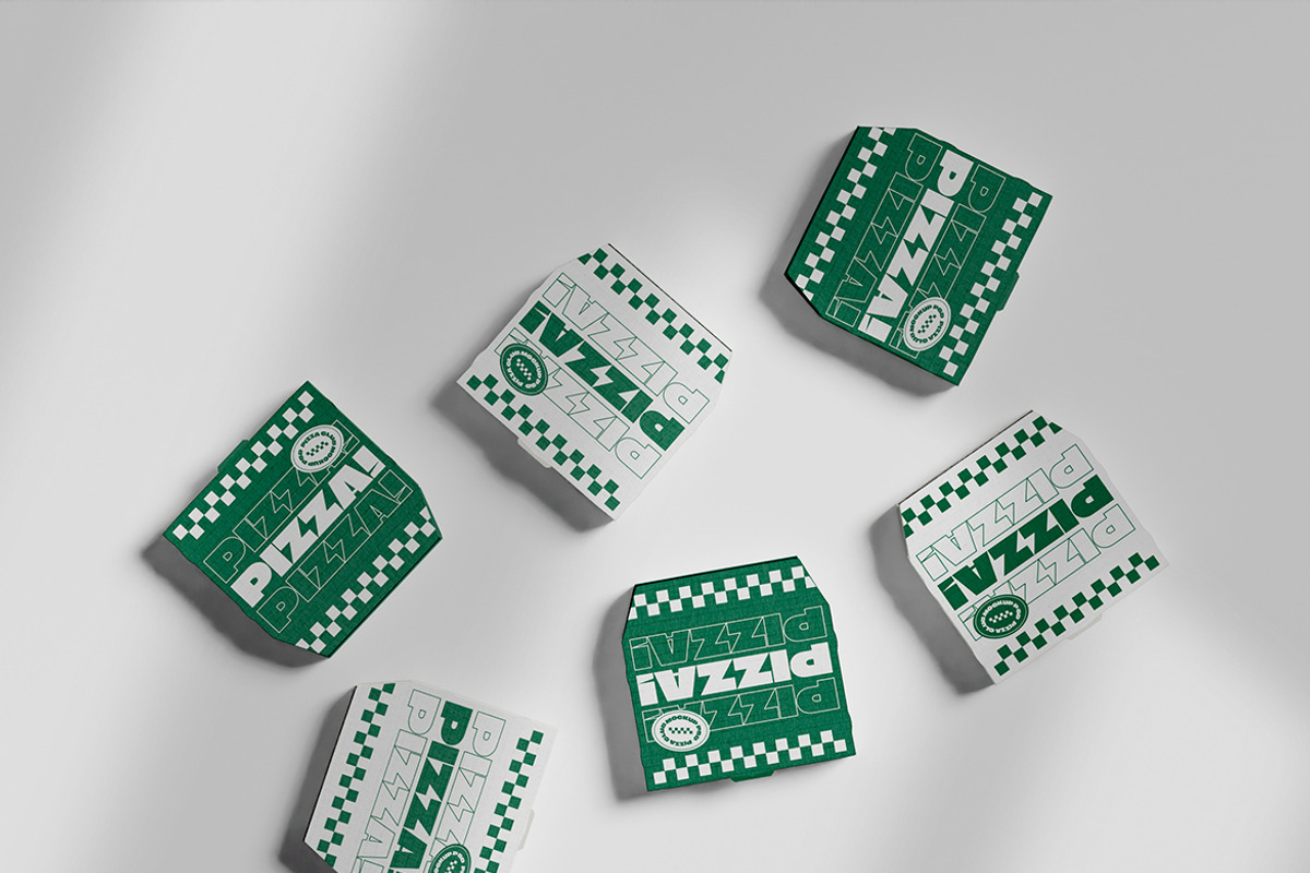 Top View Pizza Packaging Mockup, a Packaging Mockup by Mego-studio (Photo 3 of 3)