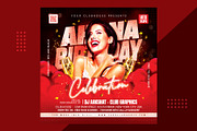 Birthday Flyer Template, a Templates & Theme by MithilaCreation (Thumbnail 3 of 6)