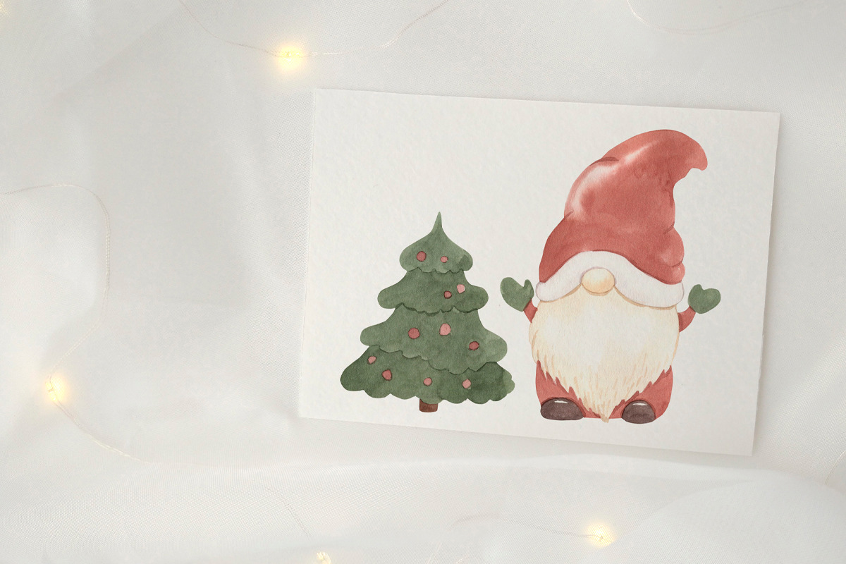 WHIMSICAL CHRISTMAS. Watercolor, an Animal Illustration by OlliArtDesign (Photo 6 of 7)