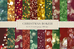 Christmas Bokeh backgrounds