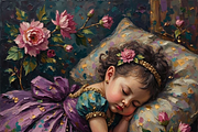 Baby Empress Bundle Oil Painting, a Person Illustration by PLUM&FIGS (Thumbnail 10 of 13)