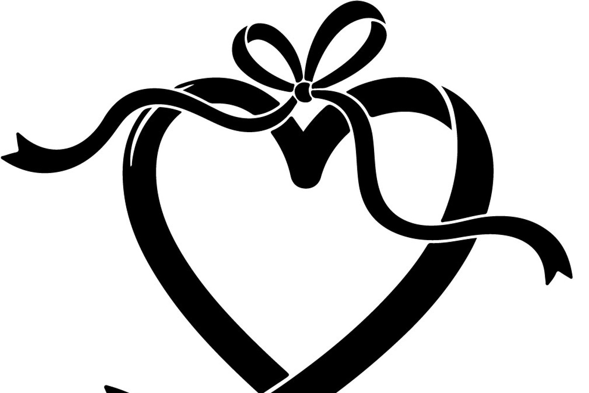Black Heart Love Silhouette Icons Se, an Illustration by Designer_Momina (Photo 12 of 18)