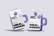 Milk Pouch Mockup, a Packaging Mockup by Unerispace (Thumbnail 5 of 5)