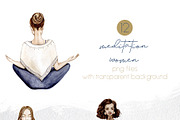 Watercolor Meditation Collection, a Decorative Illustration by S_ARTLOVE (Thumbnail 3 of 10)